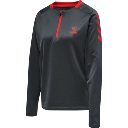 hmlACTION POLY HALF ZIP SWEAT WOMAN