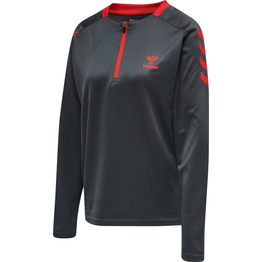 hmlACTION POLY HALF ZIP SWEAT WOMAN
