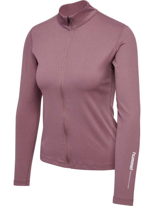hmlPULSE W ZIP SHIRT L/S