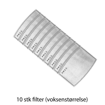 KARBONFILTER 10 STK – TIL VOKSEN