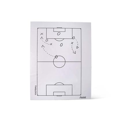 ADHESIVE FOOTBALL TACTICS SHEET - TAKTIKKTAVLE PÅ RULL